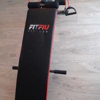 panca inclinata addominali