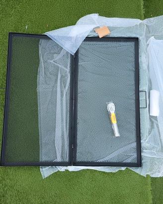 Graticola per Barbecue Pieghevole 93×46 cm