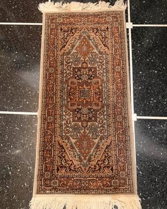 Tappeto stile persiano orientale con frange