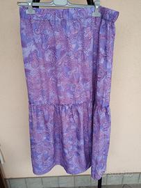 Gonna Maxi Terranova Fantasia Paisley Viola Lilla