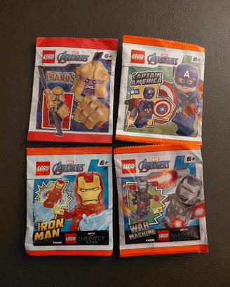 Lego Avengers Infinity Saga 4 Bustine Sigillate