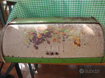 Portapane antico anta scorrevole anni '50 '60