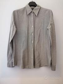 Camicia grigia leggera a maniche lunghe XL / IT 46