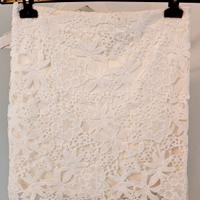 Gonna tubino bianco Only in pizzo