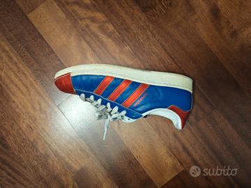 scarpe Adidas bianche rosse e blu taglia 41