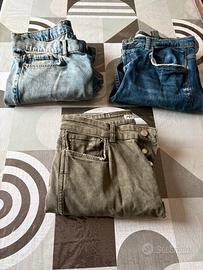 3 Jeans skinny/slim fit vari colori Zara e HM
