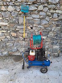 Motocompressore abbacchiatore scuotiolive 