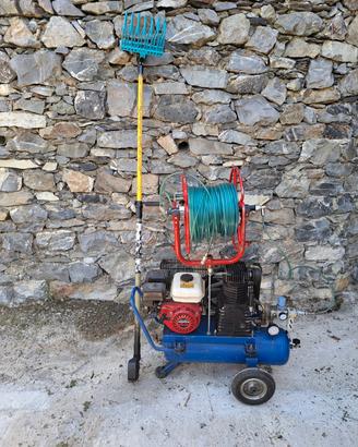 Motocompressore abbacchiatore scuotiolive 