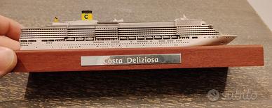 MODELLO NAVE COSTA CROCIERE METALLO DELIZIOSA