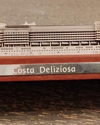 MODELLO NAVE COSTA CROCIERE METALLO DELIZIOSA
