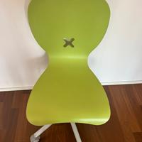 Sedia con rotelle