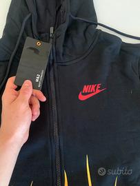 tuta nike (felpa con cappuccio e pantaloni)