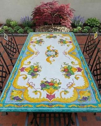 TAVOLO IN PIETRA LAVICA MIS. 200X100 CM. IN ITALIA