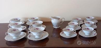 Servizio da thè e caffè in porcellana 