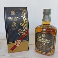 Whisky Ballantines gold seal 12yo 90s original box