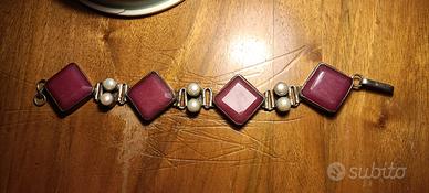BRACCIALE ETNICO RADICE DI RUBINO 