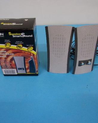 Coppia casse amplificate 220 watt p.m.p.o., NUOVE,