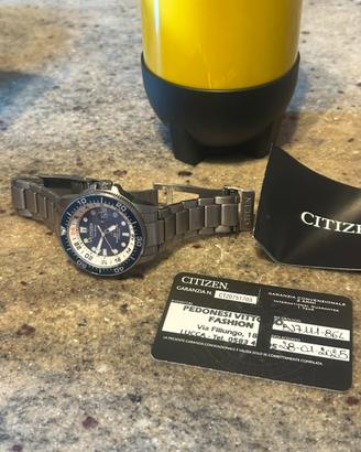 Ctizen ProMaster Ecodrive GMT Super titanio.