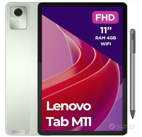 LENOVO  TAB M11 ANDROID   PEN ( pennino incluso )