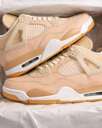 Nike Air Jordan 4 Beige Cream Taglia 42 Nuove