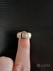 Anello uomo con diamante