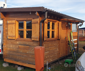 Preingresso invernale in legno
