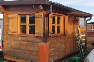 Preingresso invernale in legno