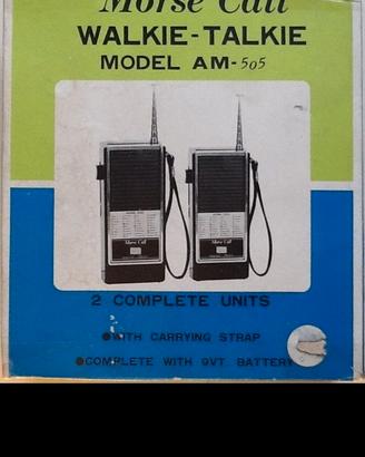 Radio Walkie Talkies Japan Vintage ’60