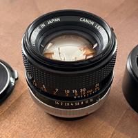 Obiettivo Canon FD 50mm 1.4 S.S.C.