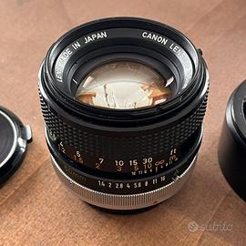 Obiettivo Canon FD 50mm 1.4 S.S.C.