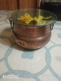 base tavolino in rame 