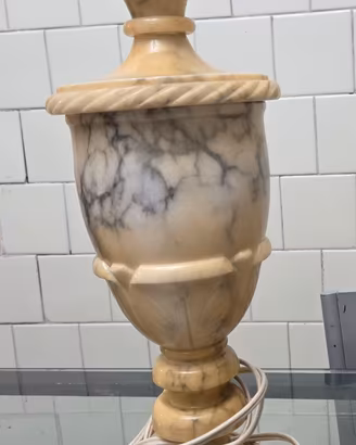 Lampada Alabastro Volterra d'Epoca Anni 60/70