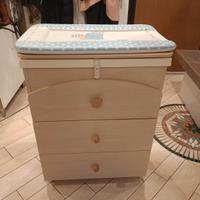 fasciatoio cassettiera con vasca Foppapedretti 