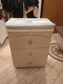 fasciatoio cassettiera con vasca Foppapedretti 