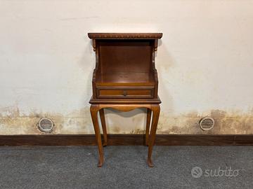 Mobile Porta Telefono Vintage in Legno Massello