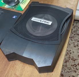 Subwoofer SLIM Attivo Alpine PWE-V80  160w