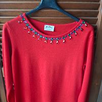 maglioncino donna in lana e cashmire-made in Italy