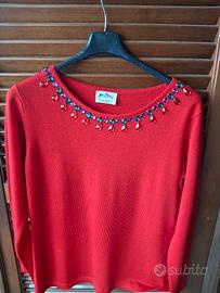 maglioncino donna in lana e cashmire-made in Italy