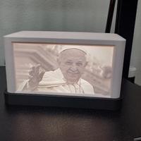Lampada Papa Francesco Stampa 3D