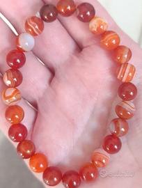 Bracciale in Corniola – Energia, Coraggio