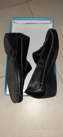 Scarpe vera pelle linea comoda nero 36