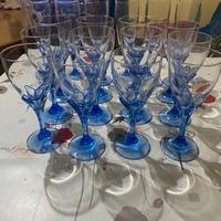Set bicchieri blu