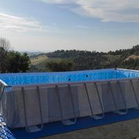 Piscina da giardino rettangolare
