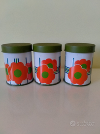 Barattolo Vintage originale con coperchio 1970