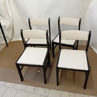 4 sedie modernariato 