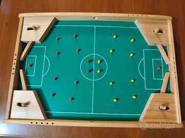flipper biliardino in legno 