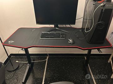 Scrivani Trust Gaming Scrivania XL 140 x 66 cm 