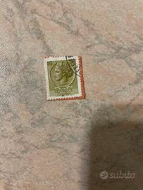 Francobollo italiano 50 lire