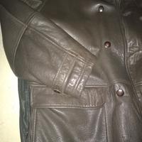 Cappotto in pelle Pollini