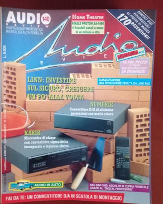 Rivista AUDIO REVIEW n° 140 del 1994